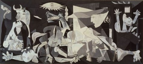 PICASSO, la exposición del Reina-Prado. Guernica is in the collection of Museo Reina Sofia, Madrid.