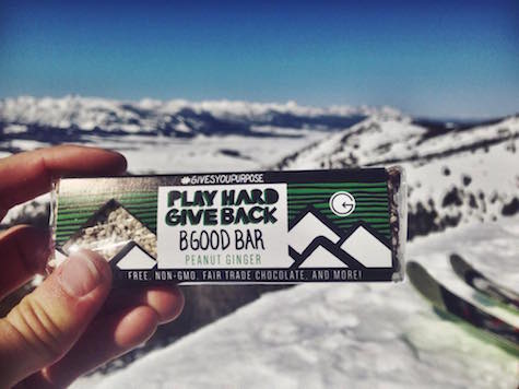What a view! A PlayHard GiveBack Good Bar. 
